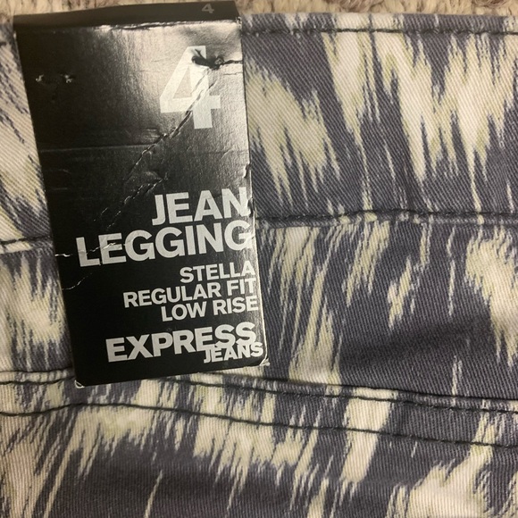 Express Jean Legging Stella Regular Fit Low Rise Ladies Sz 4 - Picture 4 of 5